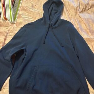 tek gear Navy Pullover Hoodie with Kangaroo Pocket